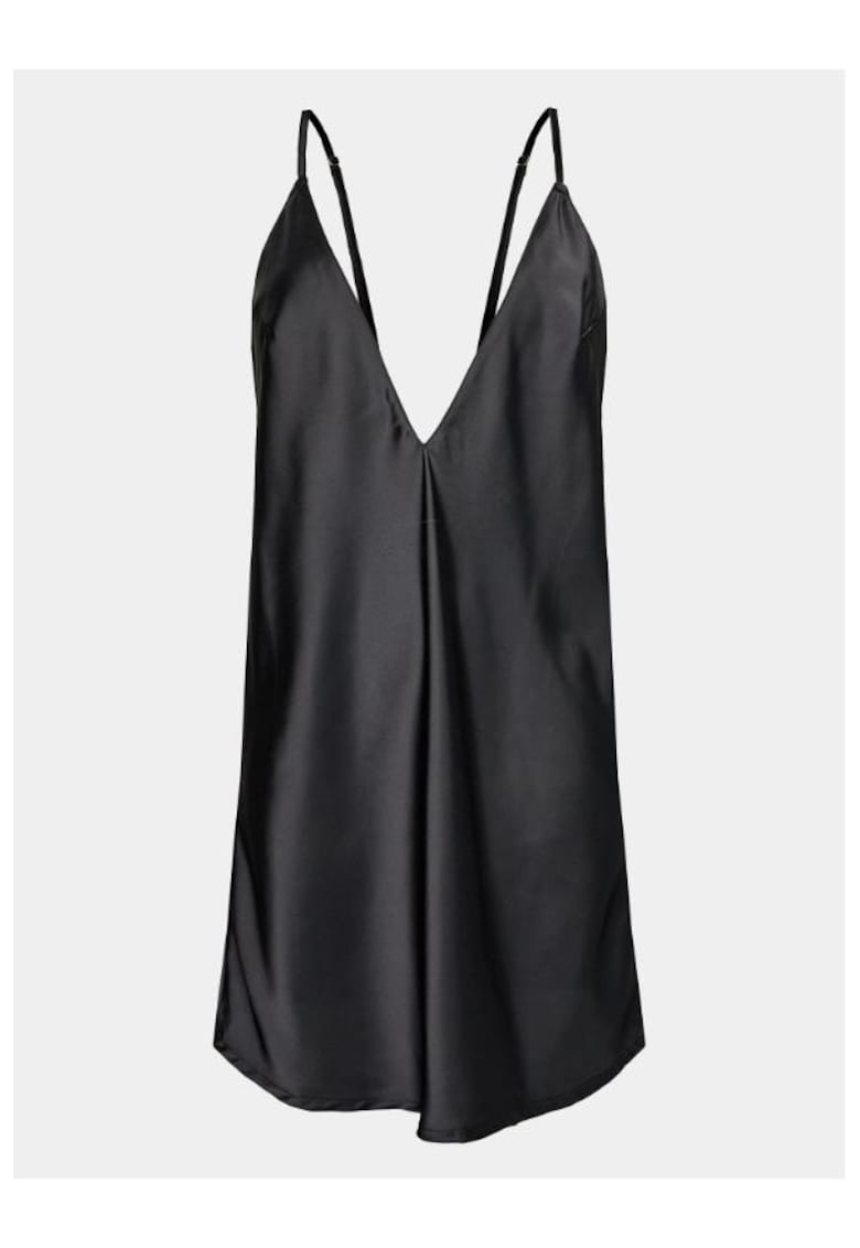 Дамска нощница - 302999187 - Полиамид - Черен - Черен Bluebella