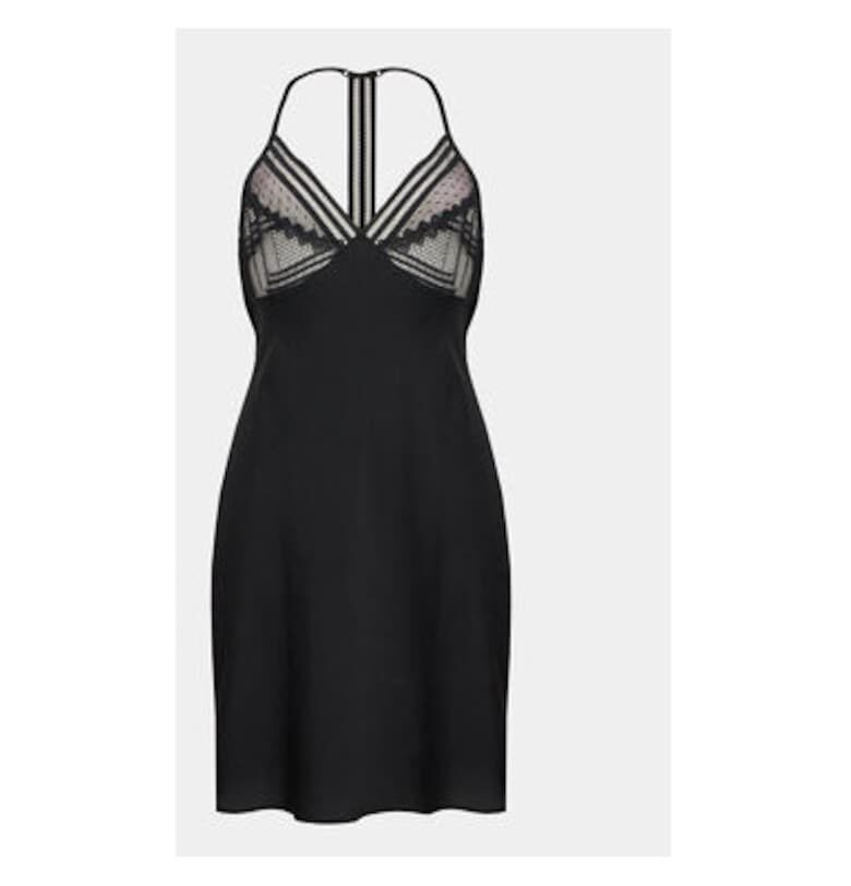 Дамска нощница -  303151959 - Полиестер - Черен Passionata