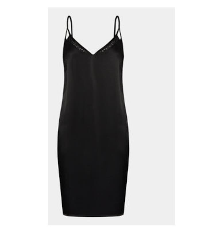 Дамска нощница -  303806774 - Вискоза - Черна BOSS