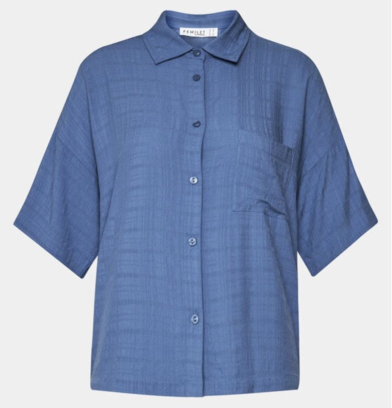 Дамска пижама  303817718 - Вискоза - Син Femilet