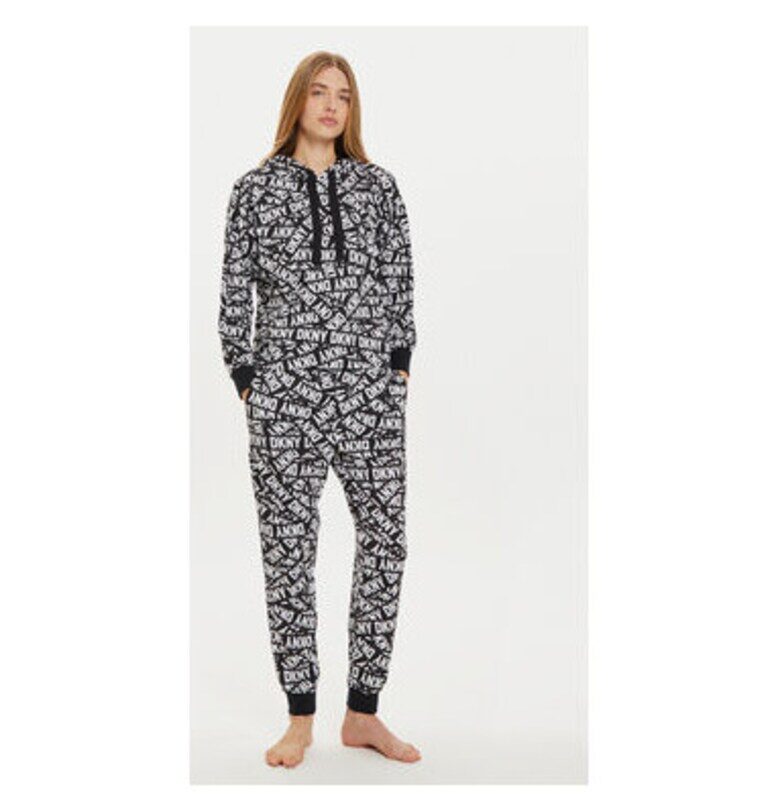 Дамска пижама -  304529290 - Полиестер - Черен DKNY