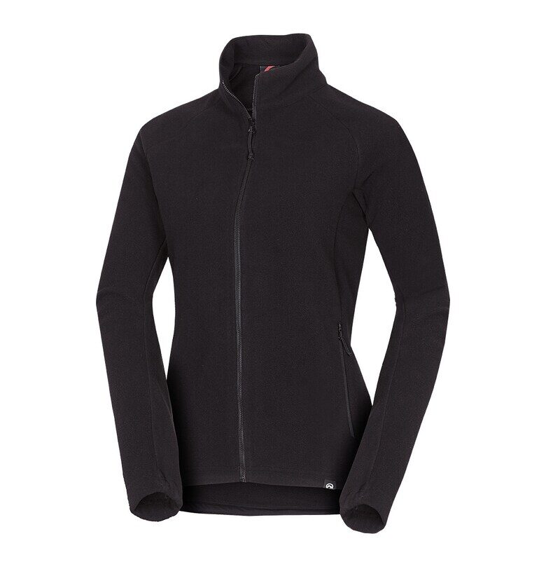 Дамска поларна блуза за открито RAYNA черна - Черен NORTHFINDER
