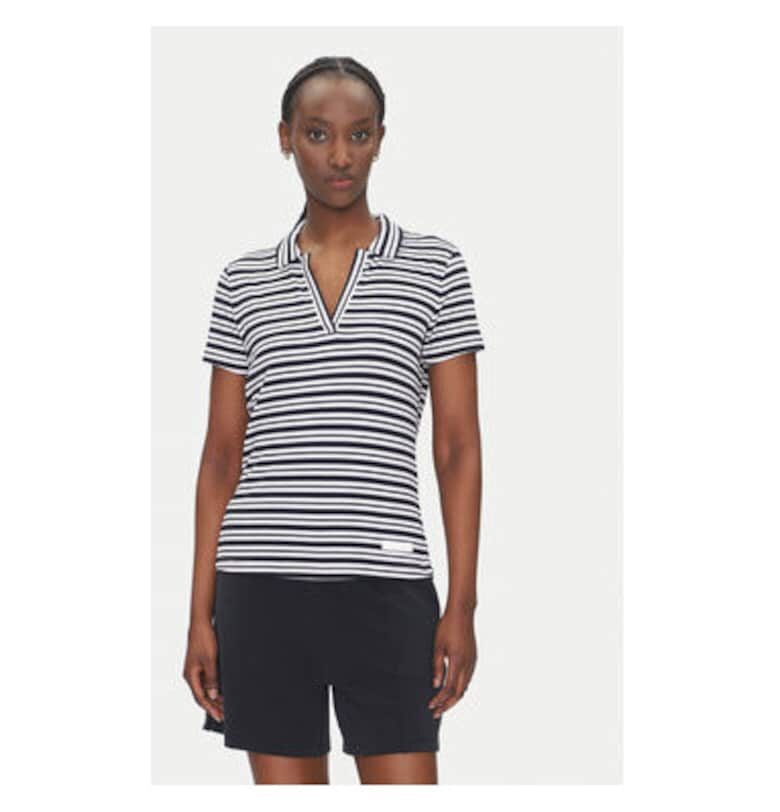 Дамска поло риза Emporio Armani  7W000490 AF12654 - Вискоза/Еластан - 99875 - Бял EA7