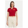 Дамска поло тениска  630097 - памук/памук - червена - Червен Puma