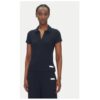 Дамска поло тениска  Emporio Armani - 7W000490 AF12654 - Вискоза/Еластан - Тъмносин - Тъмносин EA7