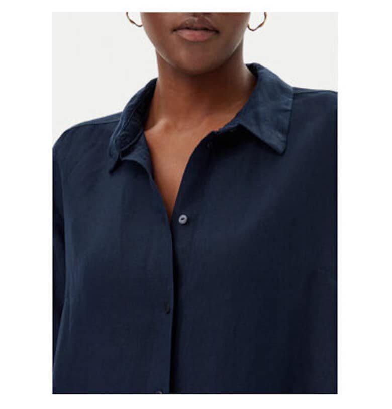 Дамска риза  1045771 - Лен/Вискоза - Тъмносин - Тъмносин Tom Tailor