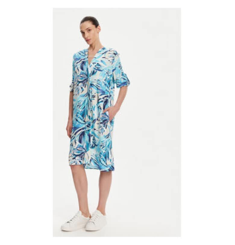 Дамска риза  13002008 - Вискоза - Синя - Син Olsen