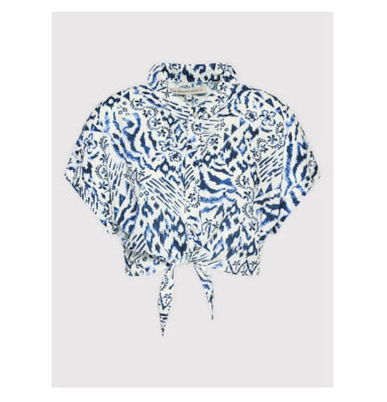 Дамска риза -  300247471 - Вискоза - Синя - Син Banana Moon