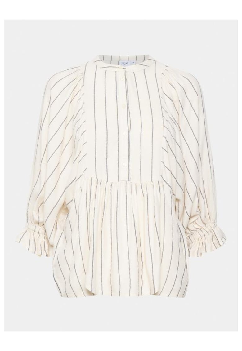 Дамска риза - 302989508 - Вискоза - Бял Saint Tropez