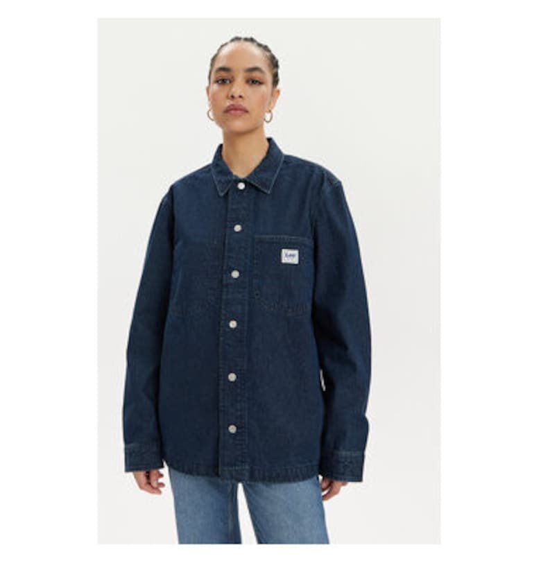 Дамска риза -  303592721 - Памук - Син - Син Lee