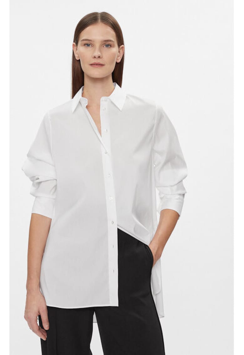 Дамска риза - 303682804 - Памук/Найлон - Бяла - Бял Joop