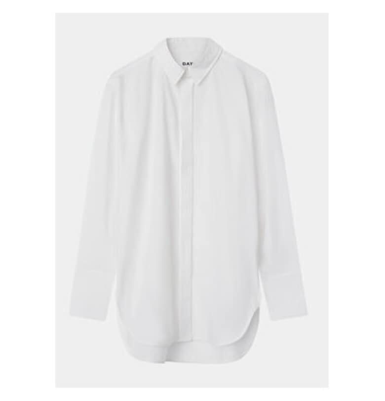 Дамска риза -  304007736 - Памук - Бяла - Бял Day Birger
