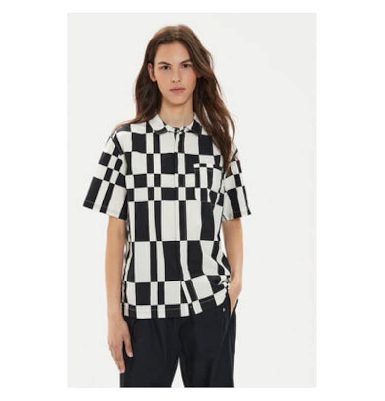 Дамска риза -  304113420 - Памук - Черен - Черен Converse