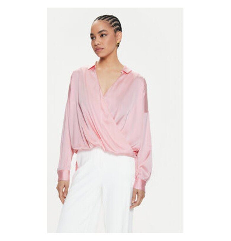 Дамска риза -  304183607 - Полиестер - Розов - Розово Imperial