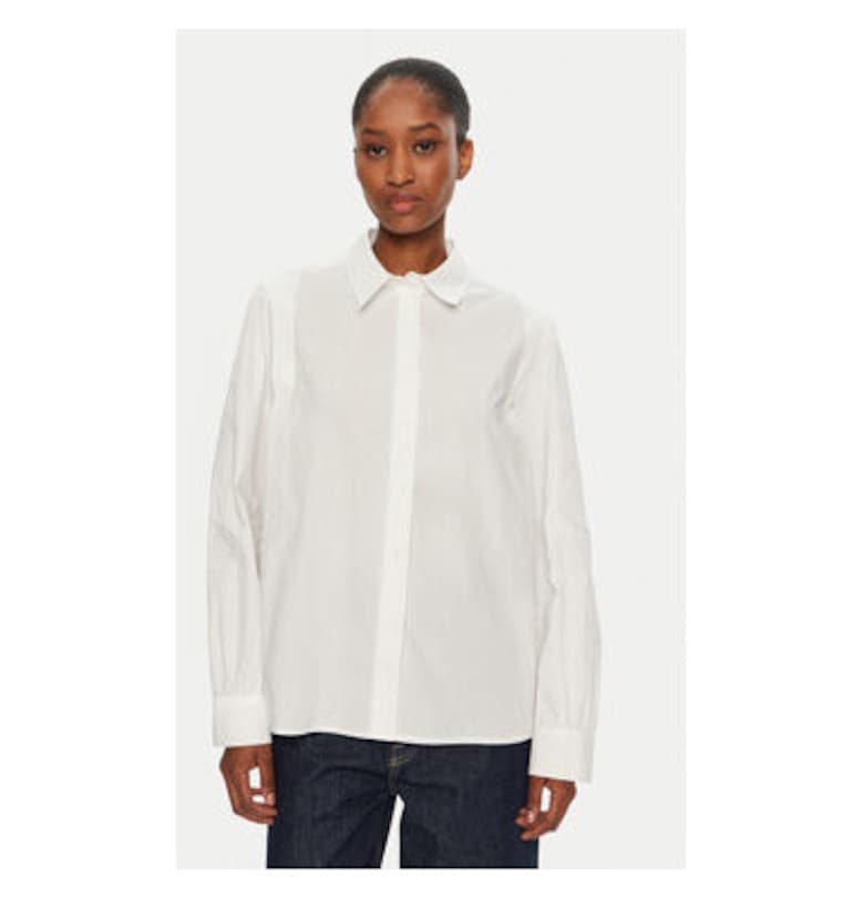 Дамска риза -  304303081 - Памук - Бяла United Colors of Benetton