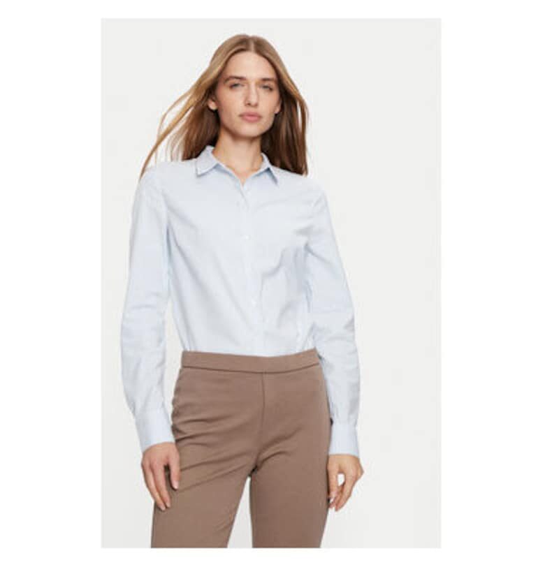 Дамска риза -  304422706 - Памук - Син Fransa