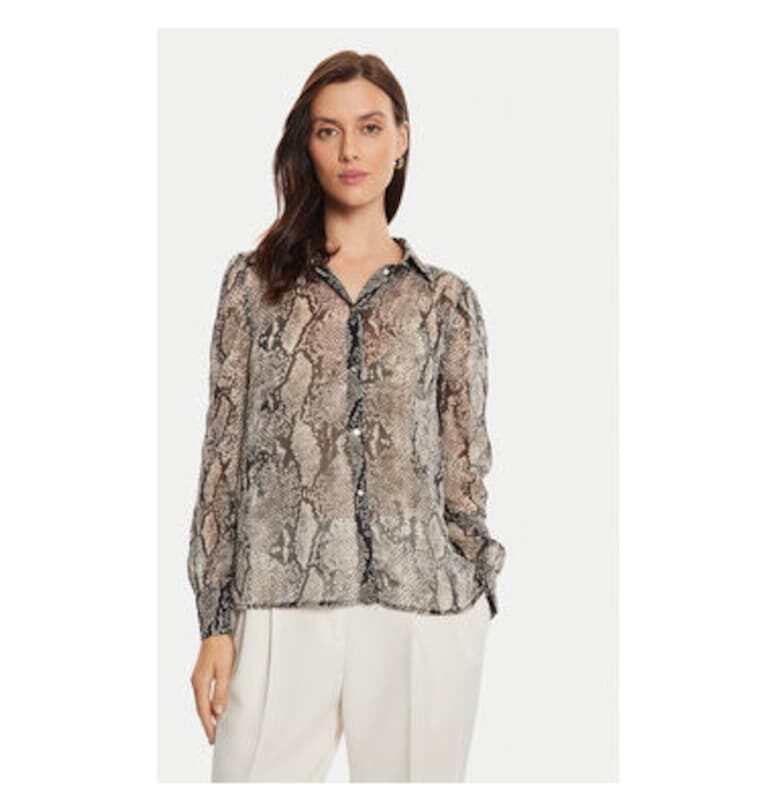 Дамска риза -  304480508 - Полиестер - Бежов - Бежов Morgan