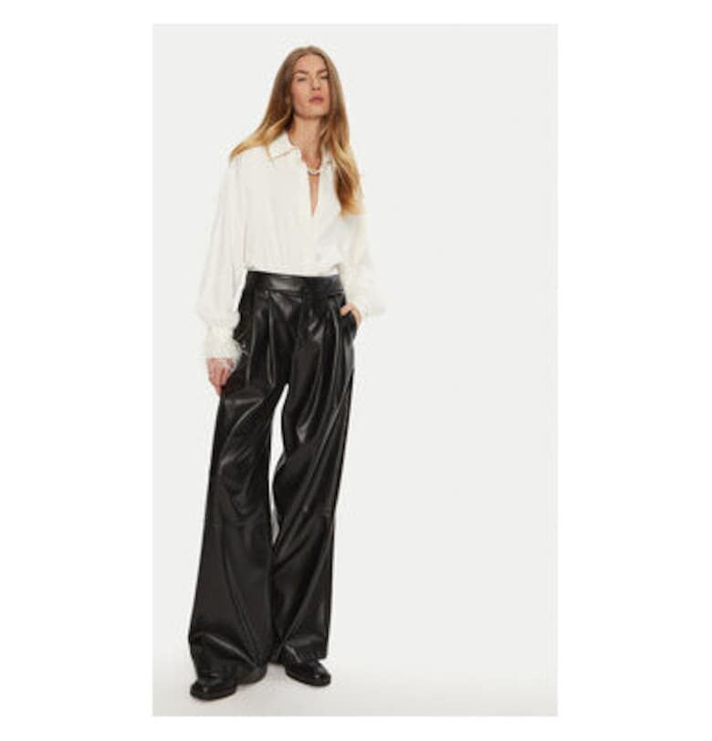 Дамска риза -  304687105 - Вискоза/Рейон - Бяла - Бял Access fashion