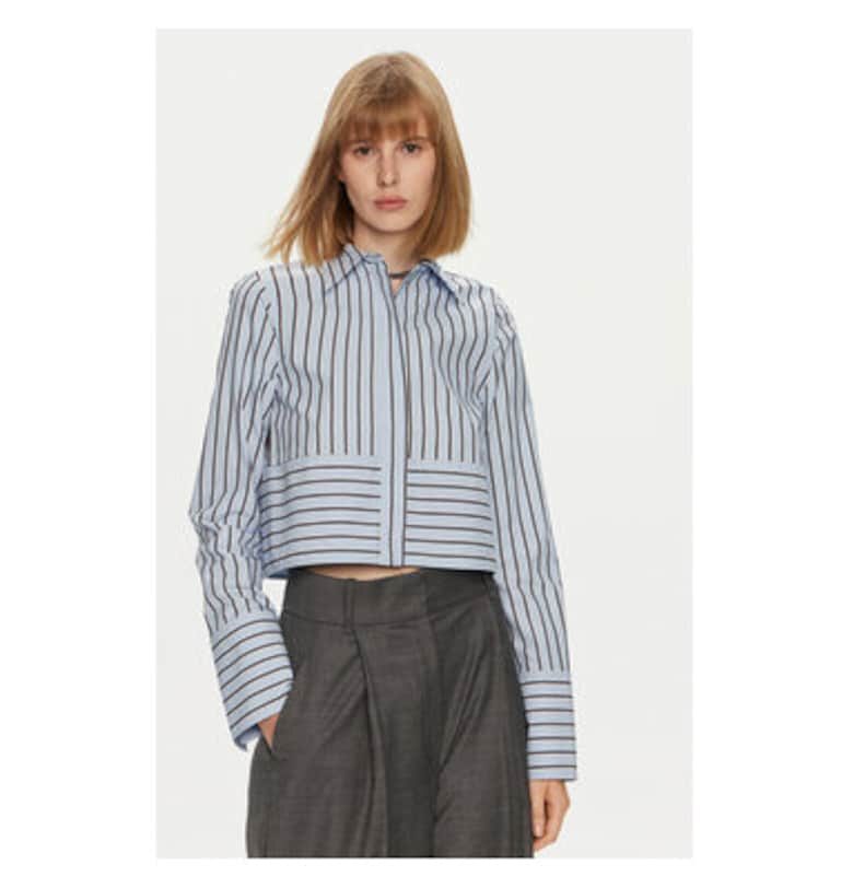 Дамска риза -  304749933 - Памук - вискоза - 36 - Син DAY BIRGER et MIKKELSEN