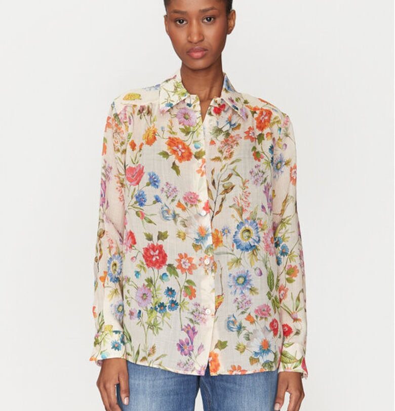 Дамска риза -  304968747 - Ramie - Многоцветна - Многоцветен LUISA SPAGNOLI