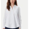 Дамска риза -  305290816 - Лен/Памук - Бяла - Бял GAP