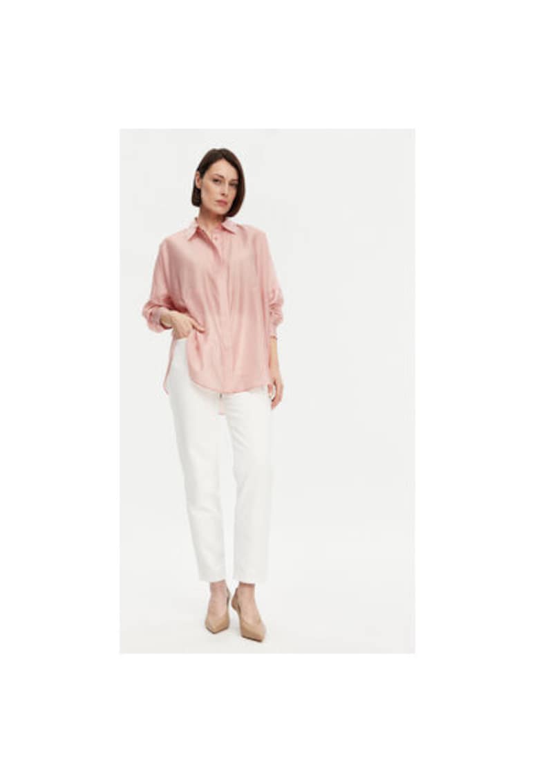 Дамска риза 53-7068 - Лиосел/Полиестер - Розов - Розово Access fashion