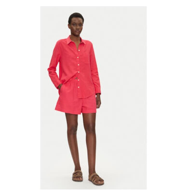 Дамска риза  885287-14 - Лен/Вискоза - Розов - Розово GAP