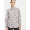 Дамска риза -  A7244-0051 - памук - флорален мотив - бяло/синьо Levis
