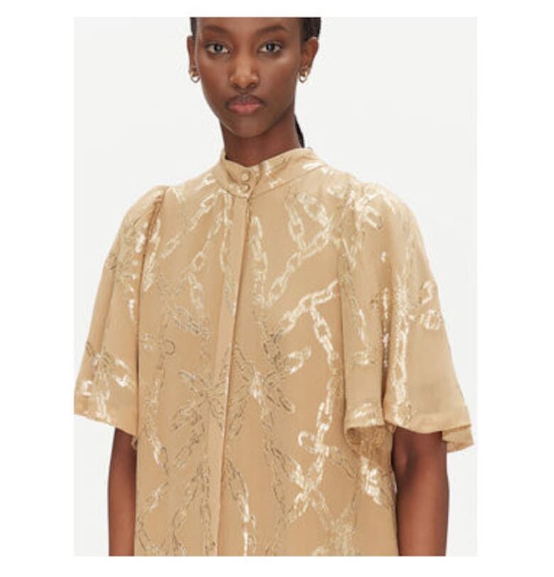 Дамска риза  BBW4552 - вискоза - бежово - Бежов Bruuns Bazaar