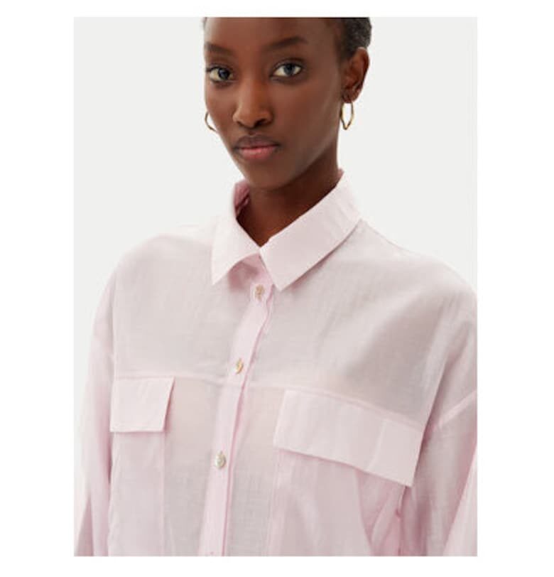 Дамска риза  CFC0123656003 - Лиосел/Полиестер - Розов - Розово Rinascimento