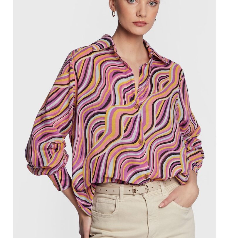 Дамска риза -  Памук - Виолетов Billabong