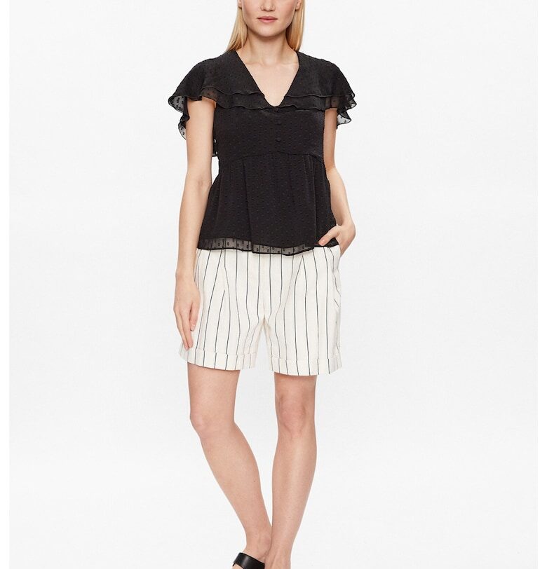 Дамска риза -  Полиестер - Черен Naf Naf