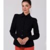 Дамска риза с дълъг ръкав -  Annamue - черна - Черен BeWear