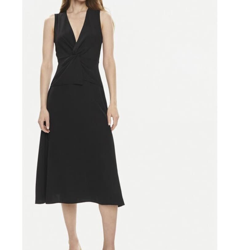 Дамска рокля -  18149 - Черна - Полиестер Rinascimento