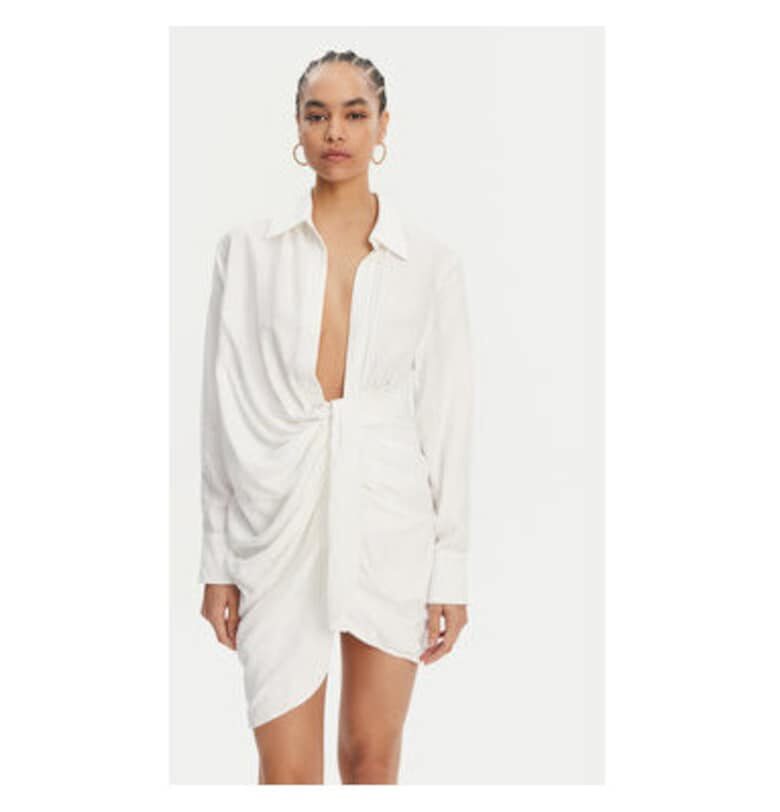Дамска рокля  21H213DR0091020 - Вискоза/Полиамид - Бяла JACQUEMUS