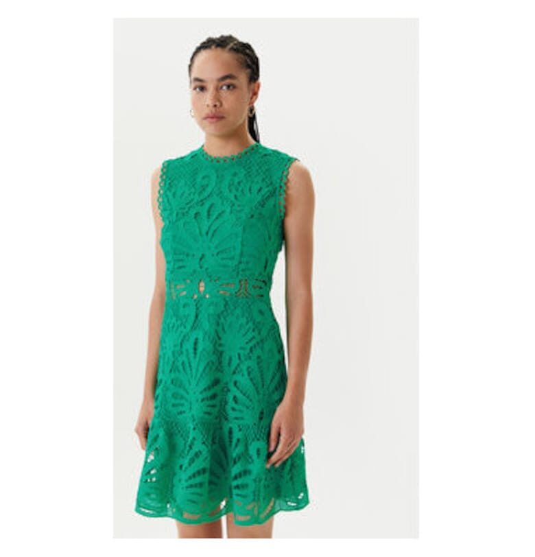 Дамска рокля  241-ROSLI - Полиестер - Зелена Morgan