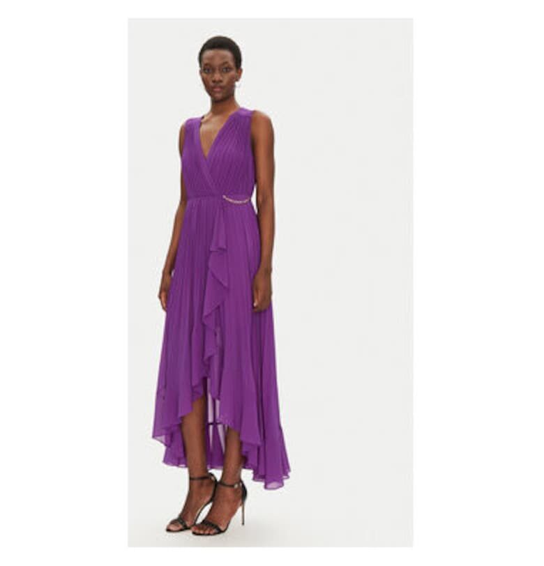 Дамска рокля  251-ROSYTA - Полиестер - Лилаво Morgan