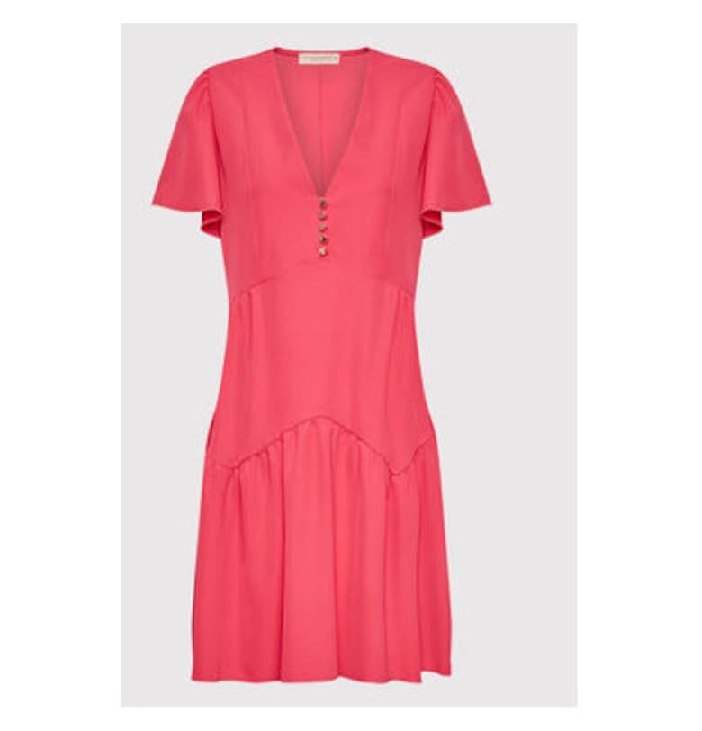 Дамска рокля -  300763797 - Полиестер - S INTL - Розов Rinascimento