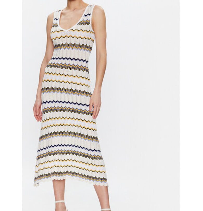 Дамска рокля -  302901852 - Вискоза/Полиамид - Бежов Morgan