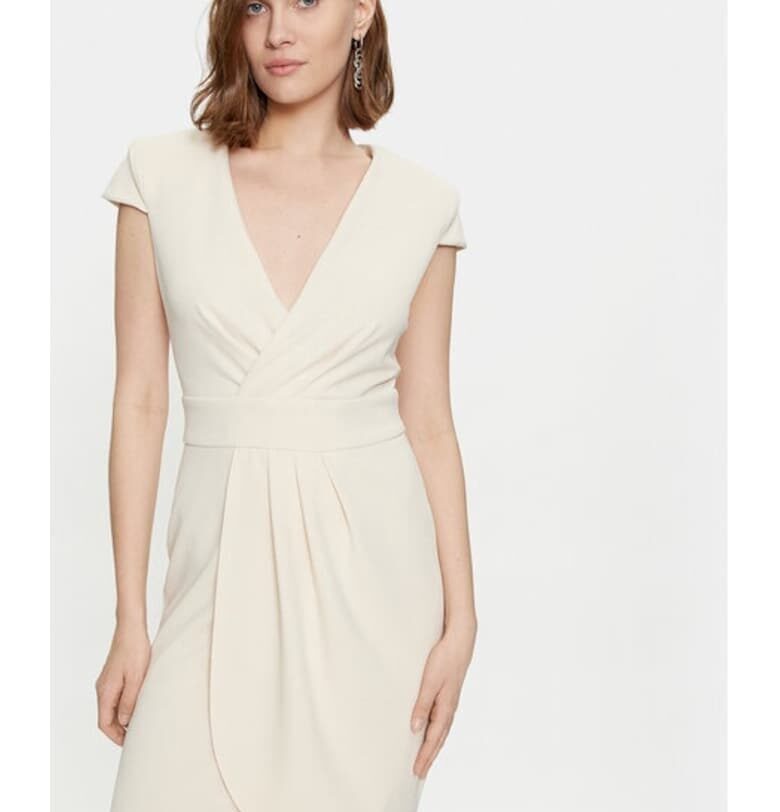 Дамска рокля -  30298 - Бежов - Полиестер Rinascimento