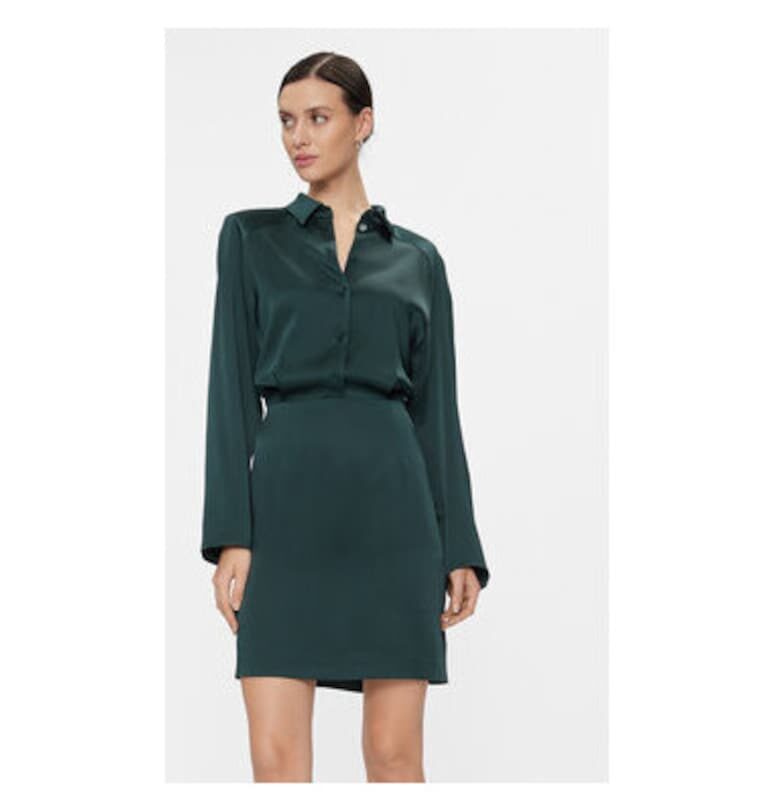 Дамска рокля  303365363 - ацетат - вискоза - 40 - зелена IVY OAK