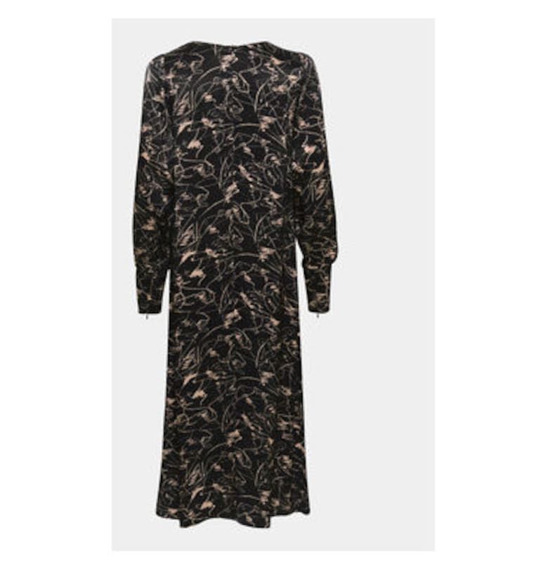 Дамска рокля -  303554255 - Вискоза - Черна Karen by Simonsen