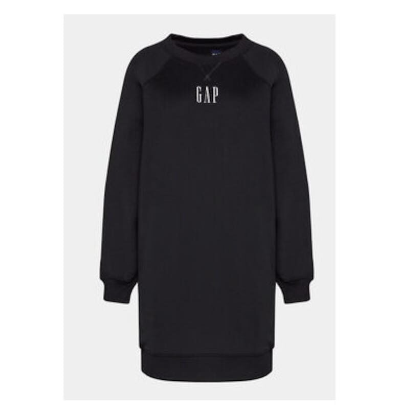 Дамска рокля -  303615987 - Памук/Полиестер - Черна GAP