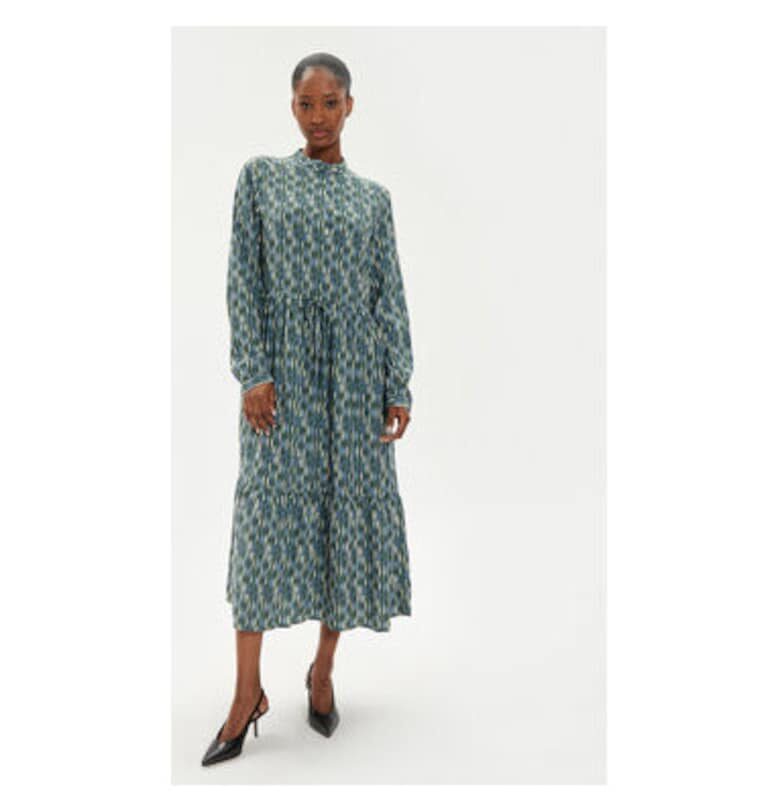 Дамска рокля -  303738570 - Вискоза - Зелена Marc OPolo