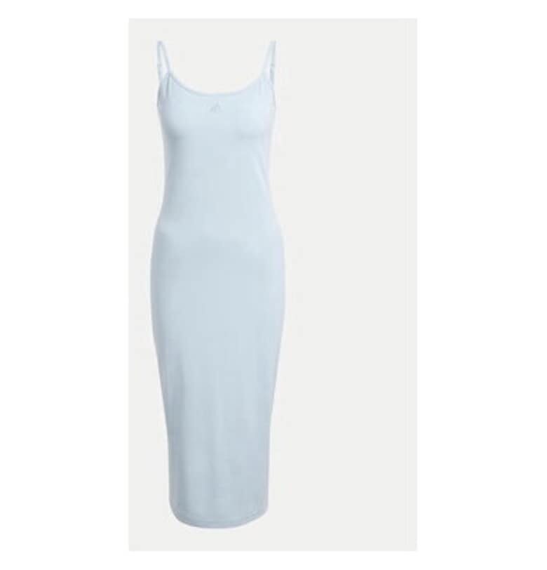 Дамска рокля -  303899950 - Вискоза/Памук/Еластан - Синя adidas