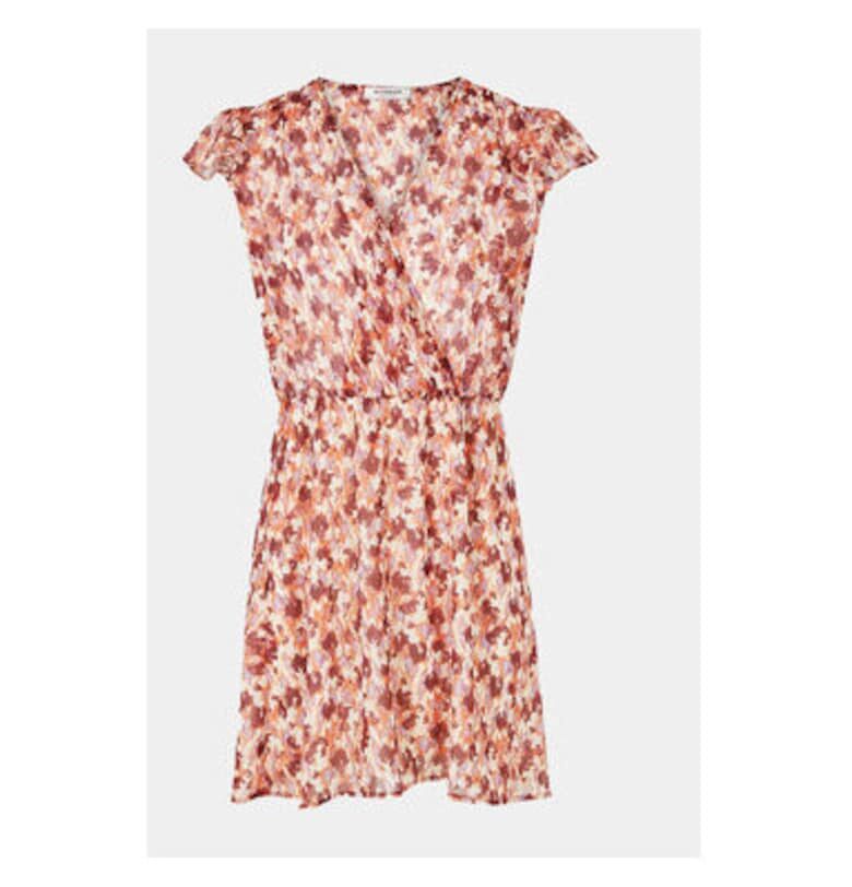 Дамска рокля -  303917746 - Полиестер - Кафяв Morgan