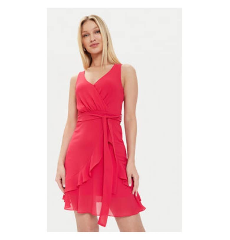 Дамска рокля -  303918972 - Полиестер/Рециклиран полиестер - Черен Morgan