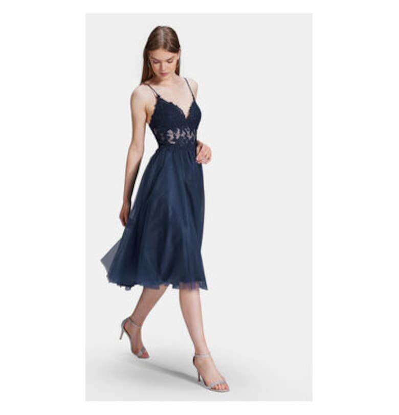 Дамска рокля -  303941420 - Найлон - Син Hey kyla