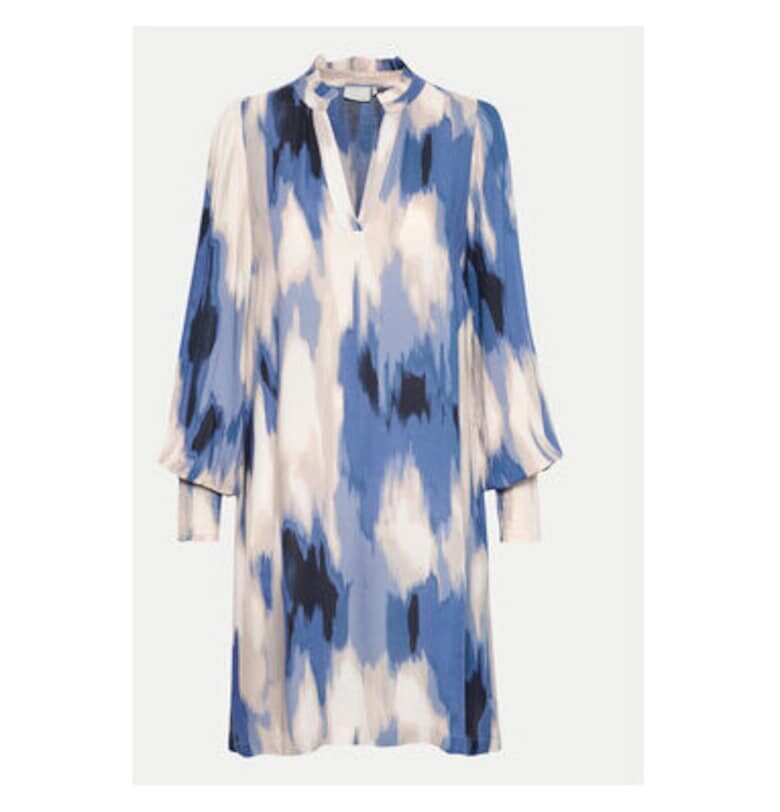 Дамска рокля -  303964924 - Вискоза - Син kaffe