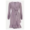 Дамска рокля -  304171604 - Полиестер - Лилаво Swing